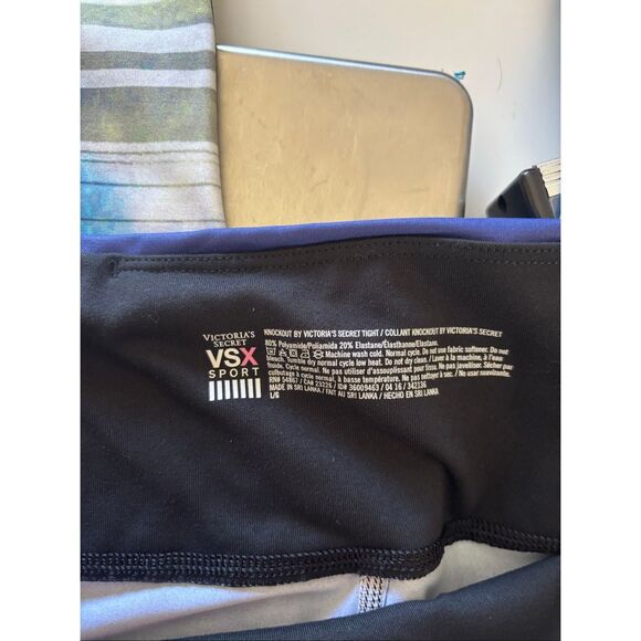 VICTORIA SECRET LEGGINGS SPORT VSX MULTI COLOR Size Large - Picture 2 of 10